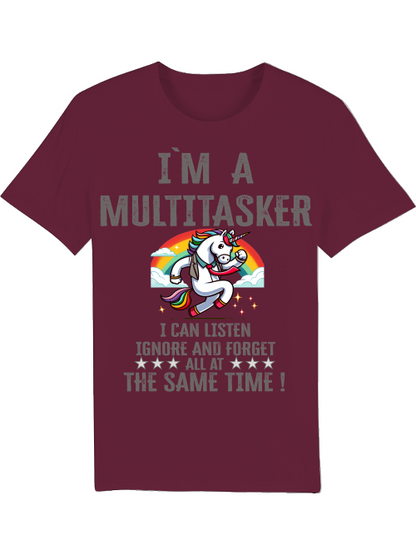 Creator T-Shirt I`ma Multitasker Unicorn with tie
