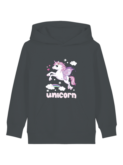 Lindo unicornio - Sudadera con capucha Mini Cruiser 2.0 para niños SK