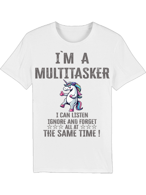 Creator T-Shirt I`ma Multitasker Unicorn Thumbs Up