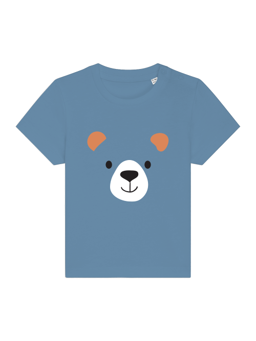 Cara de oso de dibujos animados - Camiseta Baby Creator