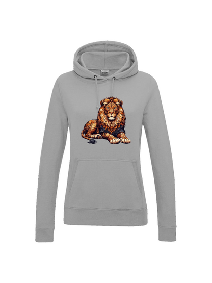 Girlie College Hoodie Mandala Lion