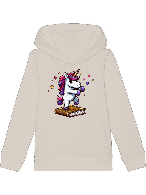 Einhorn tanzt auf Buch - Mini Cruiser Hoodie SK