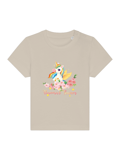 Cartoon Unicorn Power - Camiseta Baby Creator