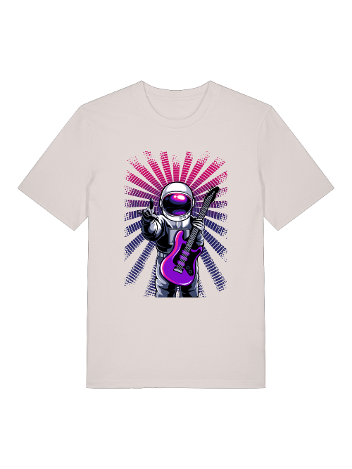 Astronaut Music Vibes - Camiseta unisex de manga corta de algodón orgánico para adultos Creator T-Shirt 2.0 ST/ST SH
