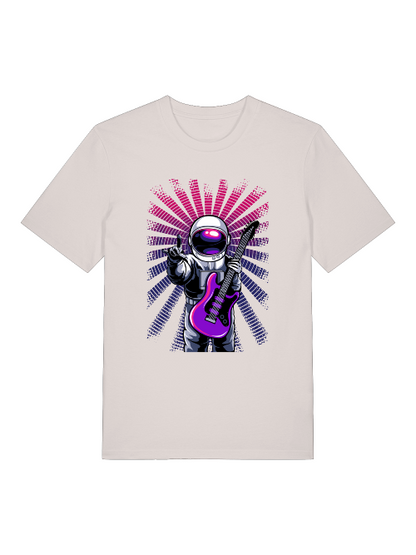 Astronaut Music Vibes - Camiseta unisex de manga corta de algodón orgánico para adultos Creator T-Shirt 2.0 ST/ST SH