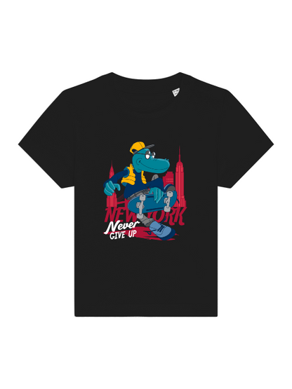 Cartoon Never give up Croco - Baby Creator T-Shirt SK