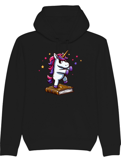 Sudadera con capucha Cruiser Unicornio bailando en el libro