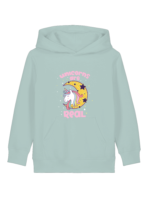 Einhorn Unicorn are real - Mini Cruiser Hoodie 2.0 Kinder Kapuzenpullover SK