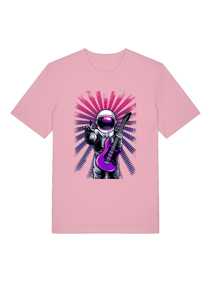 Astronaut Music Vibes - Camiseta unisex de manga corta de algodón orgánico para adultos Creator T-Shirt 2.0 ST/ST SH