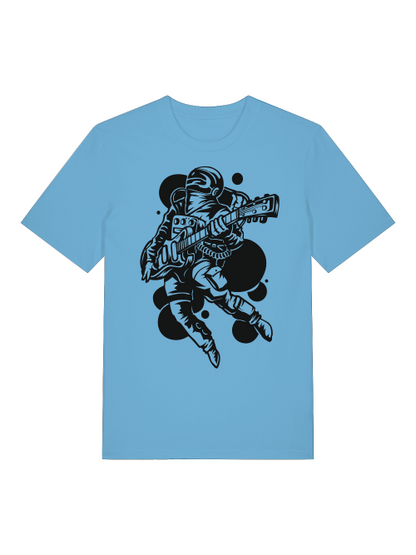 Astronaut Gitarrist Front - Unisex Erwachsenen Bio Creator T-Shirt SH