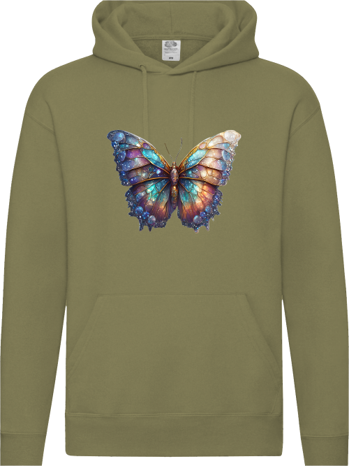 Premium Hooded Sweat Hoodie Partner Shirt Gallaxie Butterfly