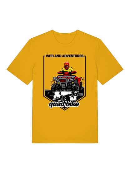 Wetland Adventure ATV Quad Bike Front - Unisex Adult Organic Cotton Short Sleeve Shirt Creator T-Shirt 2.0 ST/St SK