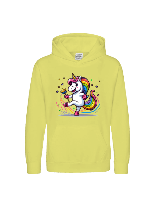 Kids Premium Hoodie Sweet Unicorn is dancing