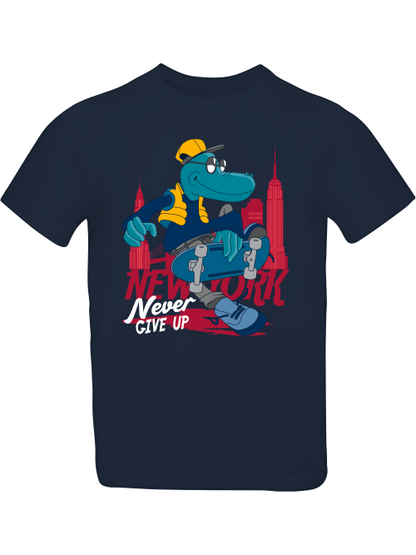 Camiseta infantil de dibujos animados "Nunca te rindas, Croco" SK