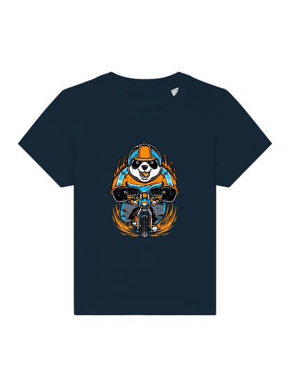 Cartoon Panda Biker - Baby Creator T-Shirt SK