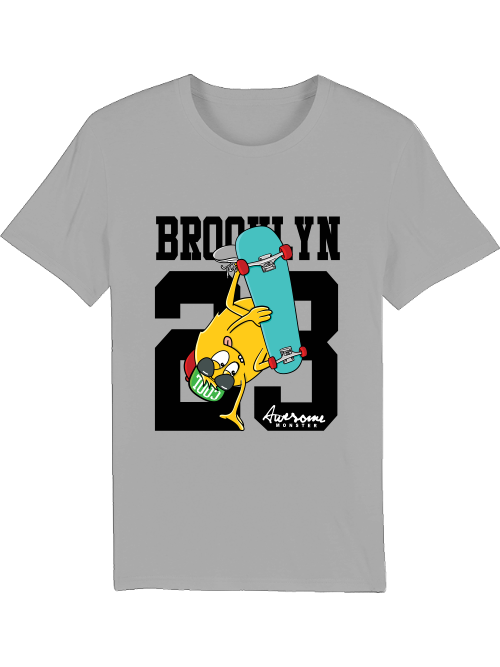 Brooklyn 23 Awesome Monster Skater Creator T-Shirt SK