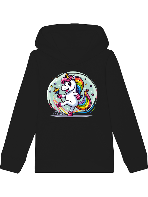 Einhorn tanzt mit Blase - Mini Cruiser Hoodie SK