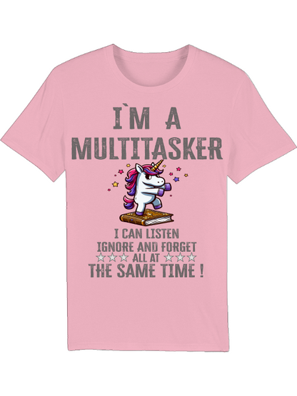 Camiseta del creador I`ma Multitasker Unicorn Book Dance