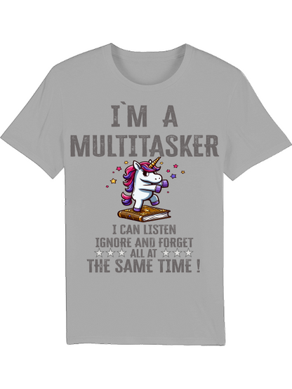 Camiseta del creador I`ma Multitasker Unicorn Book Dance
