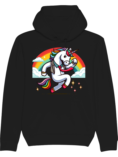 Cruiser hoodie unicorn with rainbow