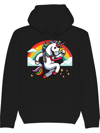 Sudadera con capucha Cruiser unicornio con arcoíris