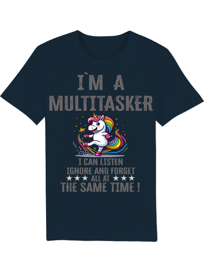 Camiseta Creator I`ma Multitasker Unicorn Rattle Dance Bund