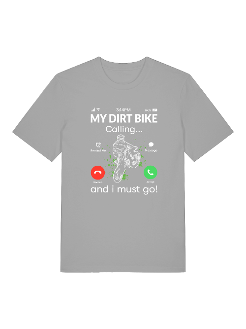 MI MOTO DE CROSS me llama y debo ir - Camiseta unisex de manga corta de algodón orgánico para adultos Creator T-Shirt 2.0 ST/St SH