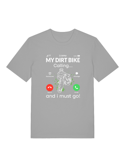 MI MOTO DE CROSS me llama y debo ir - Camiseta unisex de manga corta de algodón orgánico para adultos Creator T-Shirt 2.0 ST/St SH