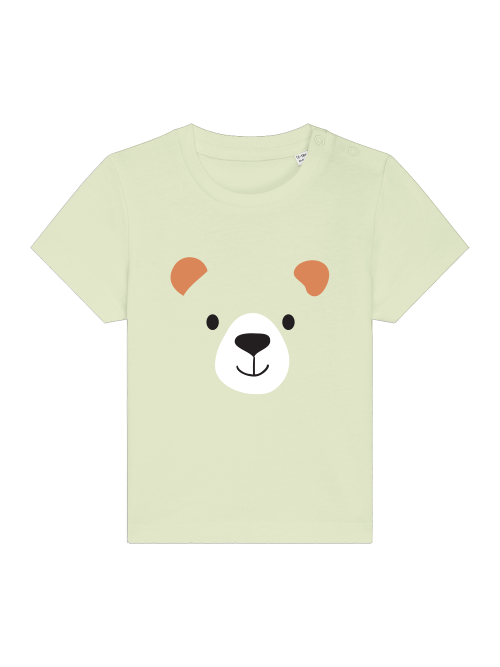 Cara de oso de dibujos animados - Camiseta Baby Creator