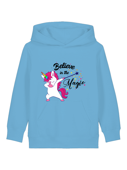 Einhorn Believe in the Magic - Mini Cruiser Hoodie 2.0 Kinder Kapuzenpullover SK