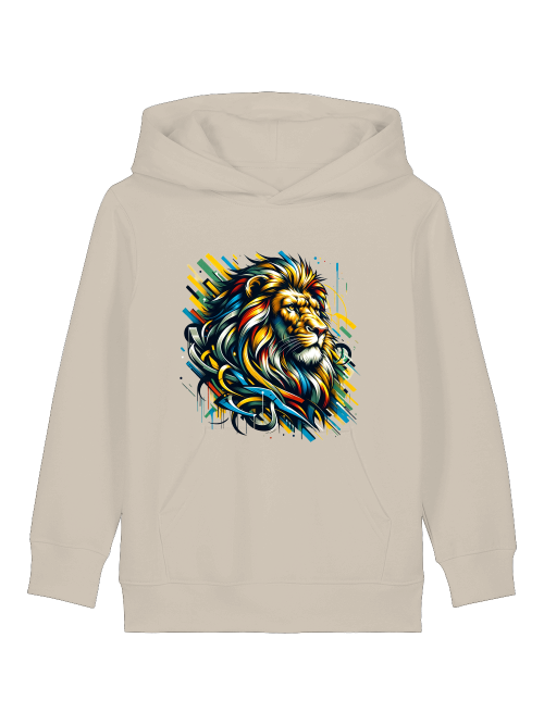 Löwe Art Style - Mini Cruiser Hoodie 2.0 Kinder Kapuzenpullover SK