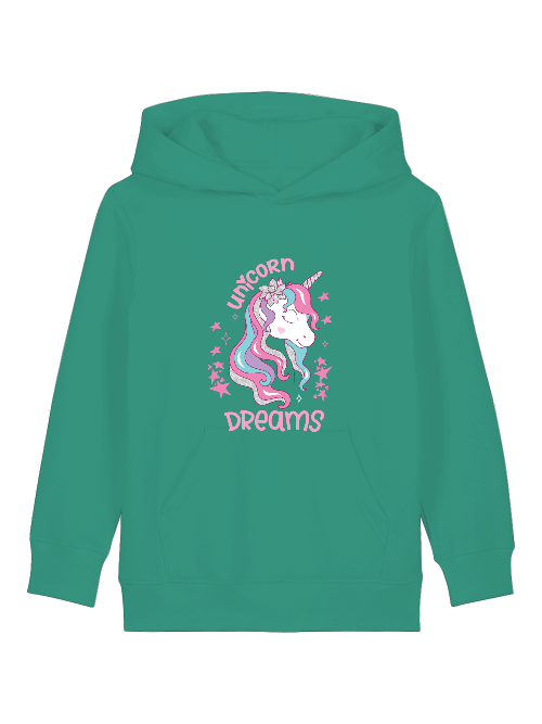 Einhorn Unicorn dreams - Mini Cruiser Hoodie 2.0 Kinder Kapuzenpullover SK