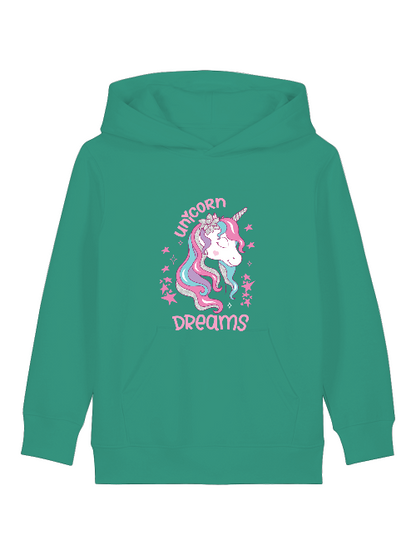 Unicorn Dreams - Sudadera con capucha Mini Cruiser 2.0 para niños SK1