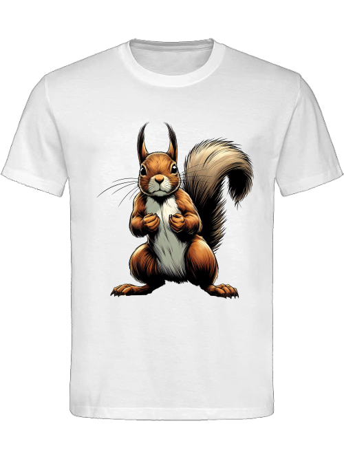 Heavy Cotton T-Shirt Partner Shirt Squirrel