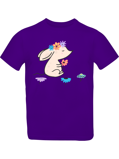 Cartoon Mouse with Flowers T-Shirt Kids