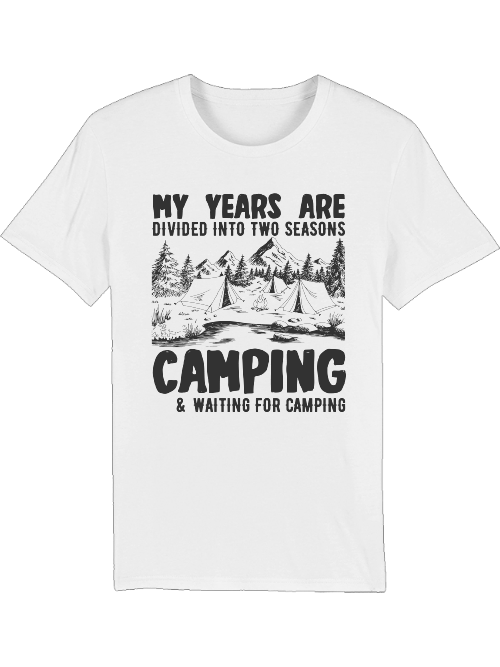 Jahr in zwei Zeiten Camping Creator T-Shirt SK