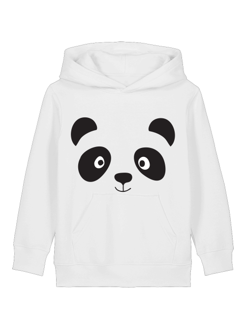 Cartoon Panda Gesicht - Mini Cruiser Hoodie 2.0 Kinder Kapuzenpullover SK