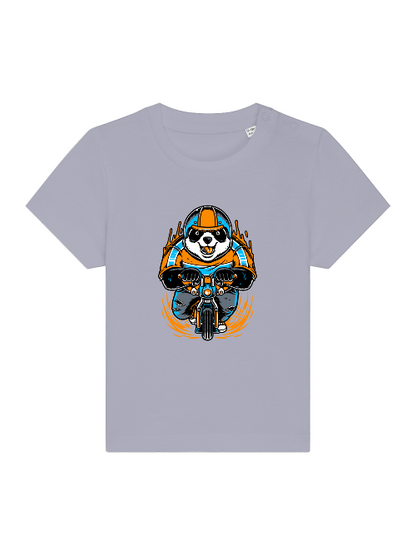 Cartoon Panda Biker - Baby Creator T-Shirt SK