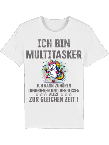 Creator T-Shirt I am a multitasker unicorn rattle dance