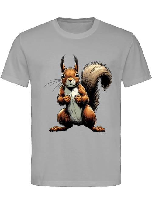 Heavy Cotton T-Shirt Partner Shirt Squirrel