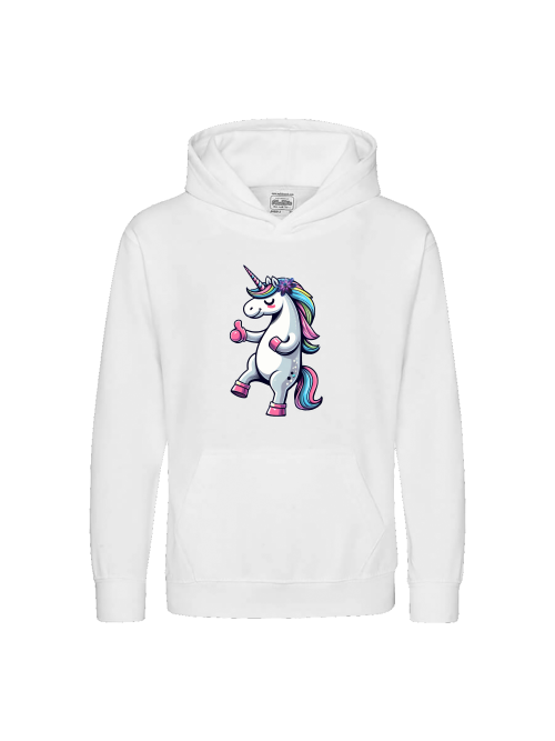 Kids Premium Hoodie Sweet Unicorn Thumbs Up