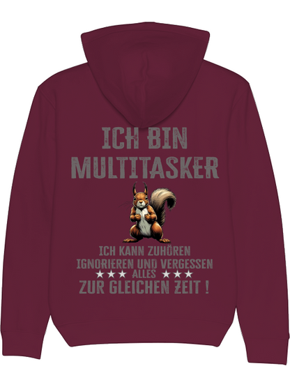 Cruiser Hoodie I am a multitasker squirrel