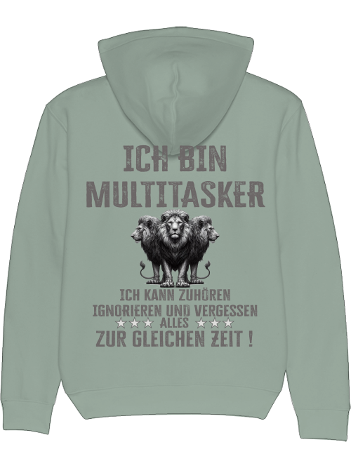 Cruiser Hoodie I am Multitasker 3 Lions