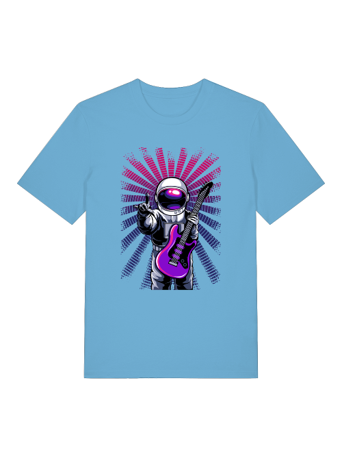 Astronaut Music Vibes - Camiseta unisex de manga corta de algodón orgánico para adultos Creator T-Shirt 2.0 ST/ST SH