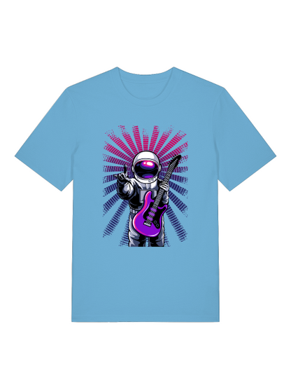 Astronaut Music Vibes - Camiseta unisex de manga corta de algodón orgánico para adultos Creator T-Shirt 2.0 ST/ST SH