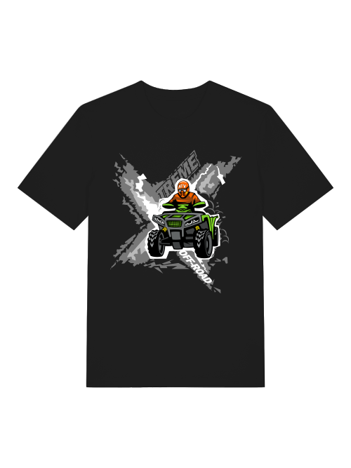 Xtreme OFF-Road Quad - Camiseta unisex de manga corta de algodón orgánico para adultos Creator T-Shirt 2.0 ST/ST SH