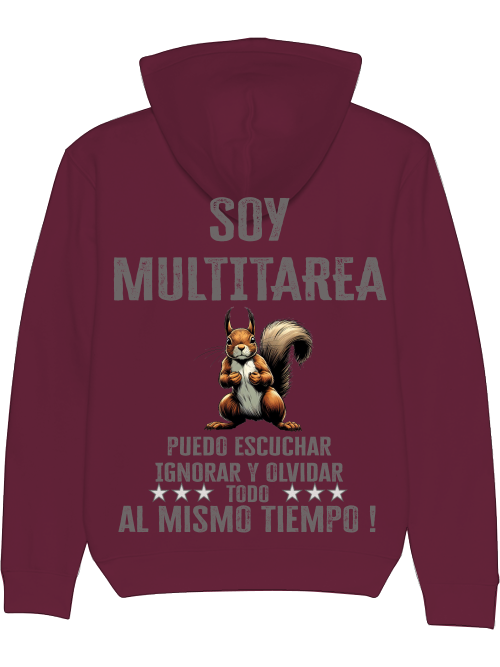 Cruiser Hoodie Soy Multitarea Squirrel