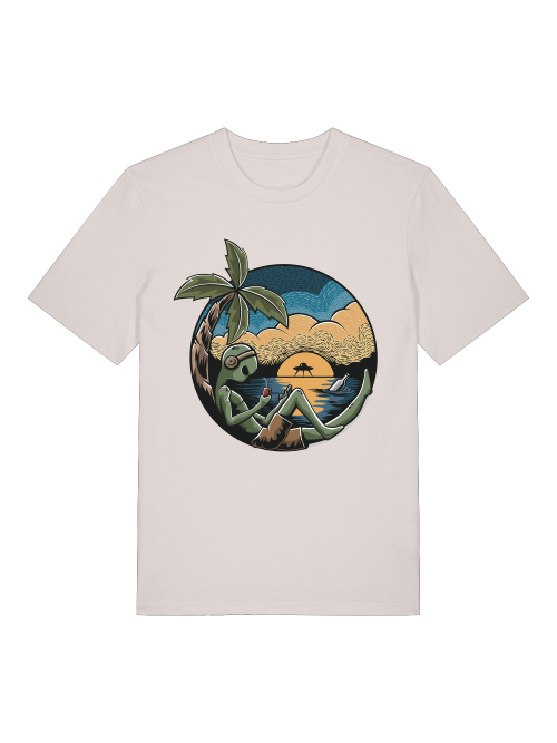 Alien Chill Time - Camiseta unisex de manga corta de algodón orgánico para adultos Creator T-Shirt 2.0 ST/ST SH