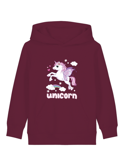 Lindo unicornio - Sudadera con capucha Mini Cruiser 2.0 para niños SK