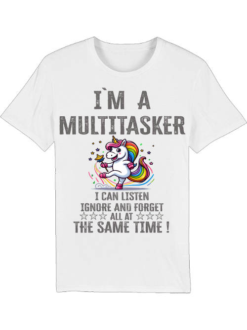 Creator T-Shirt I`ma Multitasker Unicorn Rattle Dance Bund